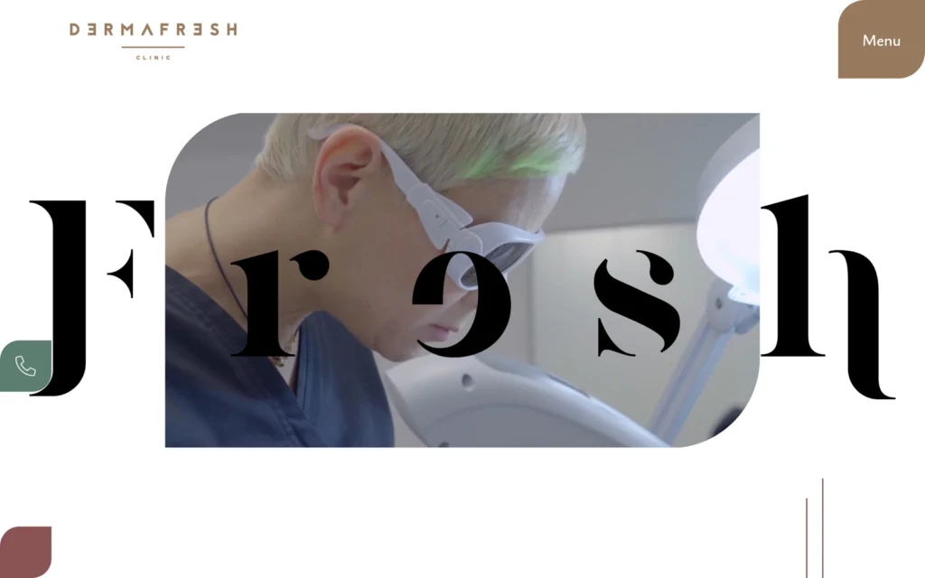 Dermafresh Clinic — desktop